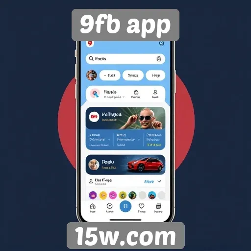 Interface do 9fb app é intuitiva e acessível